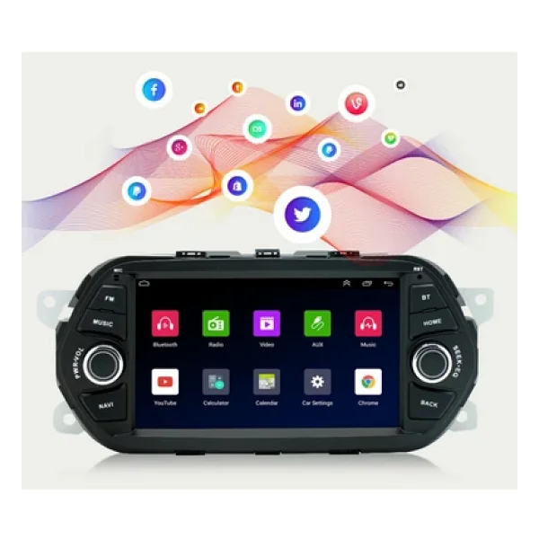 EXVOL Fiat Egea Android Multimedya 4GB/64GB Carplay 7 Inc HD 2.5D IPS Ekran Kamera Hediyeli - Görsel 6