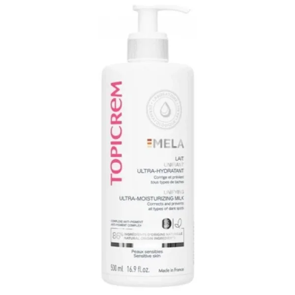 Topicrem Mela Aydınlatıcı ve Ultra Nemlendirici Vücut Sütü 500 ml - Görsel 4