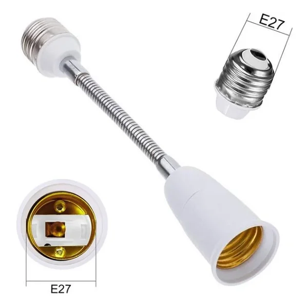Ledx Dy-104 Esnek Metal Bükülebilir Uzatma E27 Duy - Görsel 4