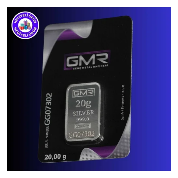 20 gr Külçe Gümüş - Görsel 2