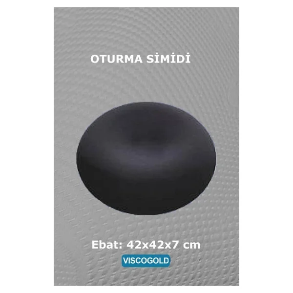 viscogold Ortopedik Oturma Simidi Koltuk Minderi Kuyruk Sokumu Yastığı Yuvarlak - Görsel 3