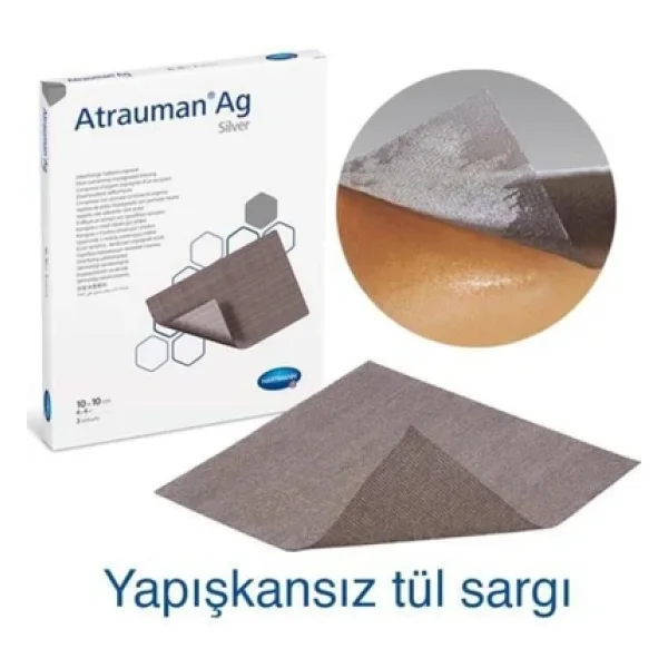 Hartmann Atrauman Ag Gümüş Içerikli Yara Örtüsü 10x10 Cm 10 Adet - Görsel 5