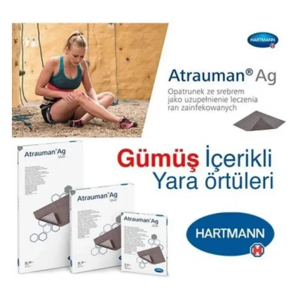 Hartmann Atrauman Ag Gümüş Içerikli Yara Örtüsü 10x10 Cm 10 Adet - Görsel 4