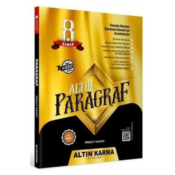 Altın Karma Yayınları 8. Sınıf LGS Paragraf Soru Bankası - Görsel 2