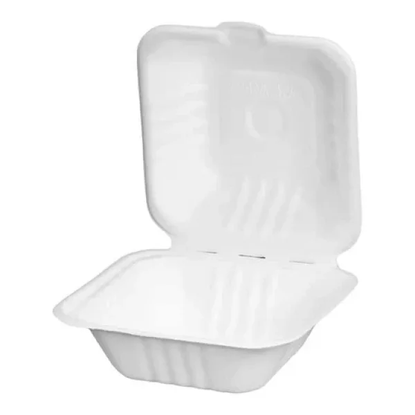 Ekolojik Karton Hamburger Kabı - 25 Adet - Görsel 2