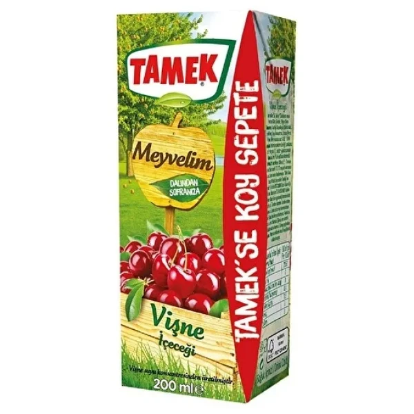 Tamek Meyvelim 200 ml Vişne Suyu - Görsel 2