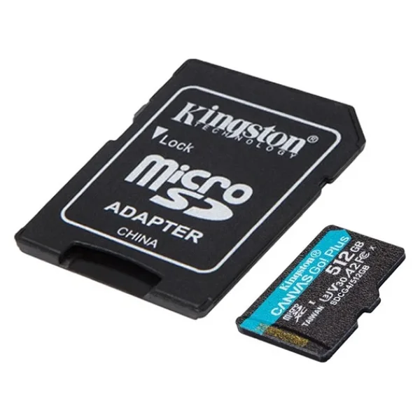 Kingston Canvas Go Plus SDCG4/512G Class 10 UHS-I U3 A2 V30 512 GB Micro SD Kart - Görsel 3