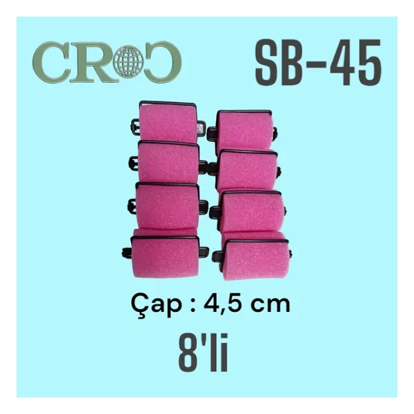Croc Sb-45 Sunger Bigudi 8Li - Görsel 3