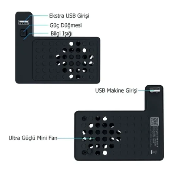 Xbx-012 Ultra Güçlü Ultra Sessiz Xbox Series X Soğutucu Fan - Görsel 7