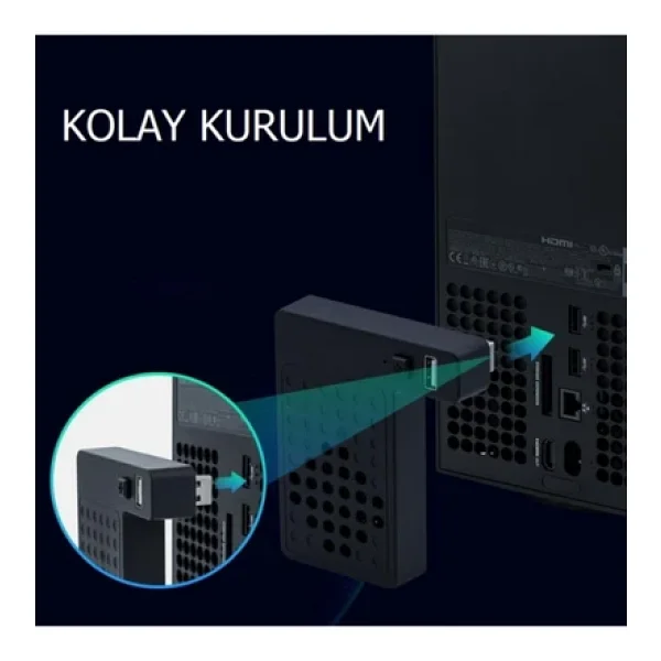 Xbx-012 Ultra Güçlü Ultra Sessiz Xbox Series X Soğutucu Fan - Görsel 2