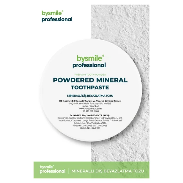 BySmile Professional Mineralli Diş Beyazlatma Tozu Uzun Süre Ferahlık I Kalıcı Etki - Görsel 4