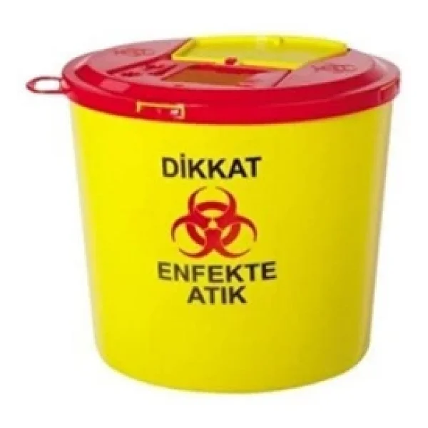 Muhtelif Tıbbi Atık Kovası 5lt - 20 Adet - Görsel 4