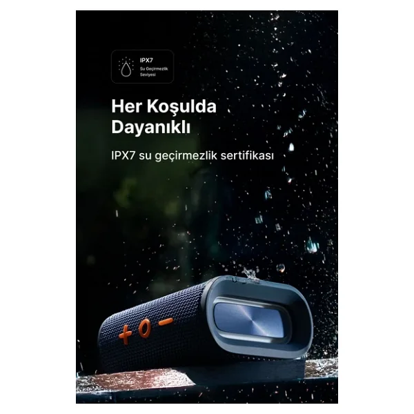 Xenon Smart X6703 RGB Siyah-Turuncu Bluetooth Hoparlör - Görsel 3