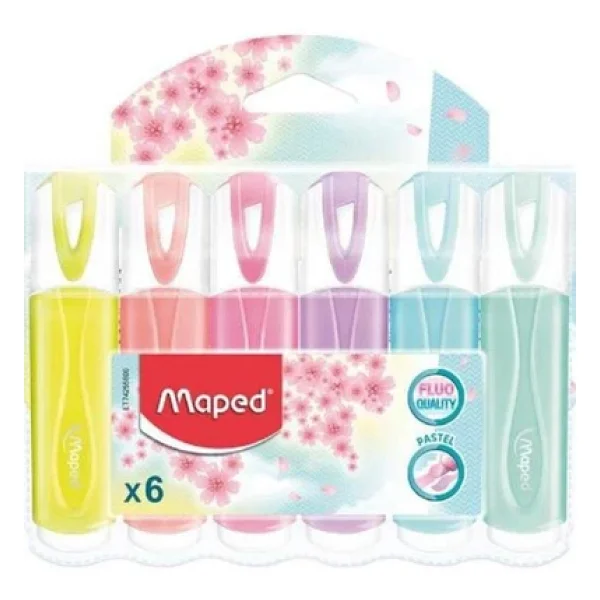 Maped Pastel 6'lı Fosforlu Kalem Seti - Görsel 7