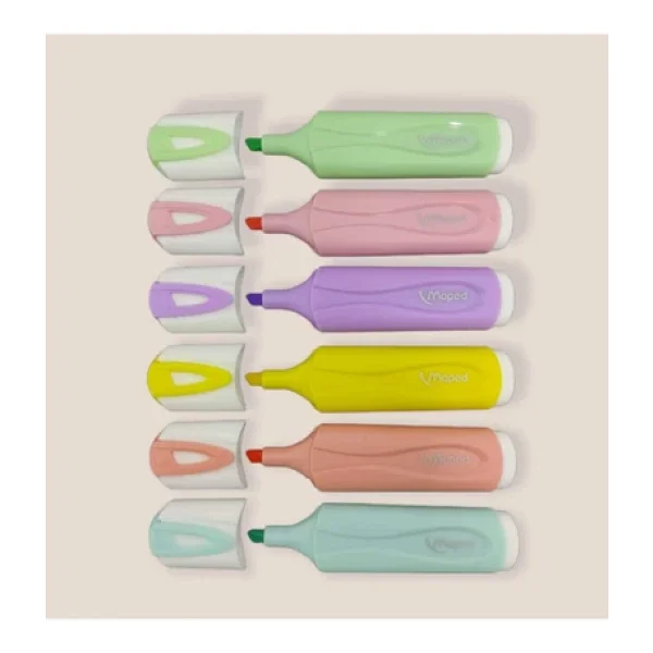 Maped Pastel 6'lı Fosforlu Kalem Seti - Görsel 5
