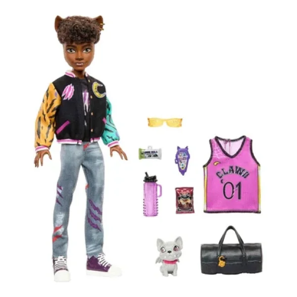 Monster High Clawd Wolf Rockseena Bebeği HNF65 - Görsel 4