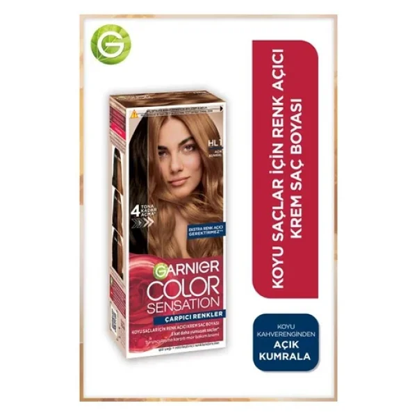 Garnier Çarpıcı Renkler HL1 Açık Kumral Saç Boyası - Görsel 4