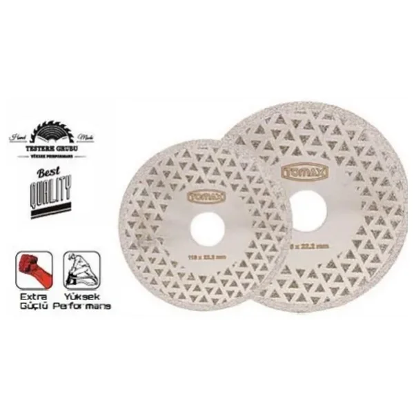Tomax Elektrolize Elmas Kesici Disk - 180 mm - Görsel 4