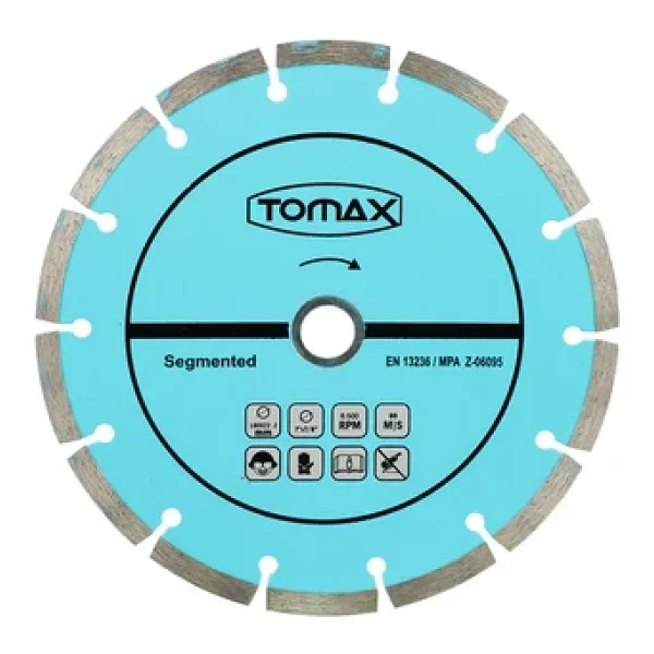 Tomax Segmentli Elmas Beton Kesici Disk - 230x2,4x22 - Görsel 4
