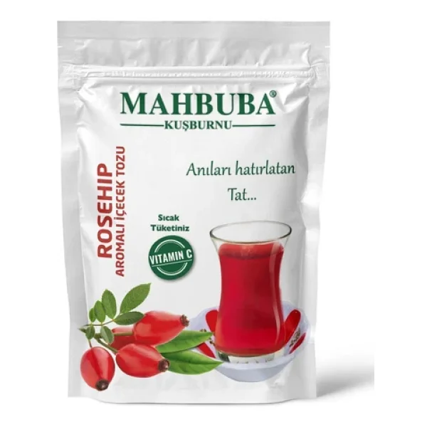 Mahbuba Kuşburnu Aromalı Oralet Çayı İçecek Tozu 250gr Hot Drink Sıcak Tüketiniz - Görsel 6