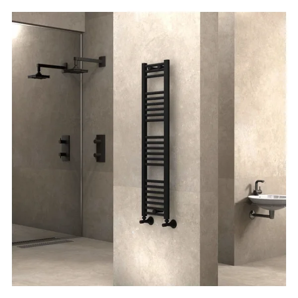 Radiva Haiti 30x120 cm Düz Mat Siyah Havlupan - Görsel 2