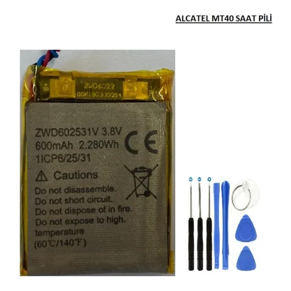 Alcatel MT40 Akıllı Saat Pil Batarya ve Tamir Seti - Görsel 2