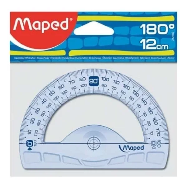 Maped 242180 12 cm 180 Derece Açı Ölçer - Görsel 5