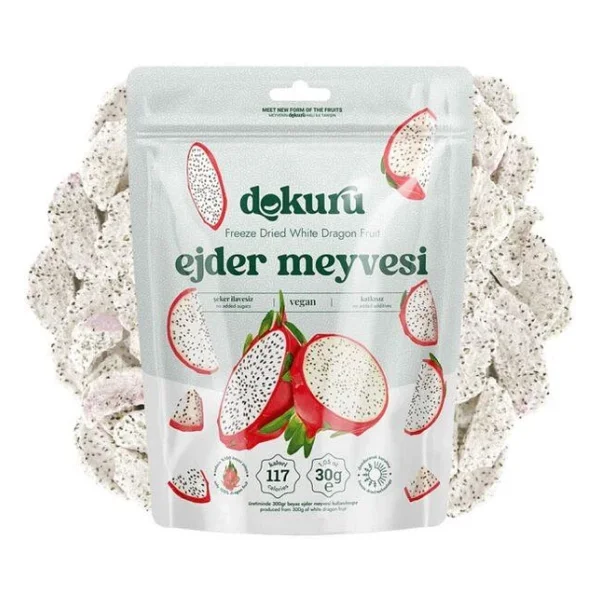 Dokuru Freeze Dried Beyaz Ejder Meyvesi 30 gr - Görsel 6
