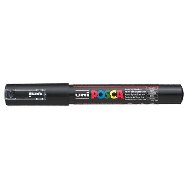 Uni-Ball Posca PC-1M 0.7 mm Siyah Marker Kalem - Görsel 5