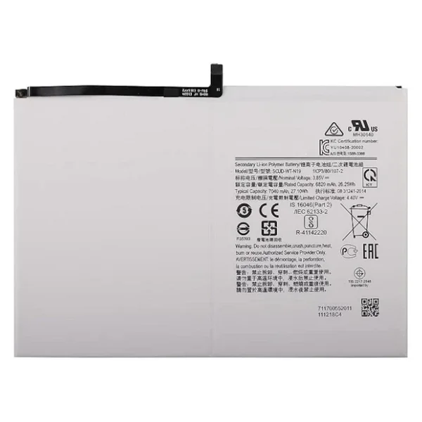 Samsung Galaxy Tab A7 T500 T505 T507 SCUD-WT-N19 Tablet Batarya - Görsel 2