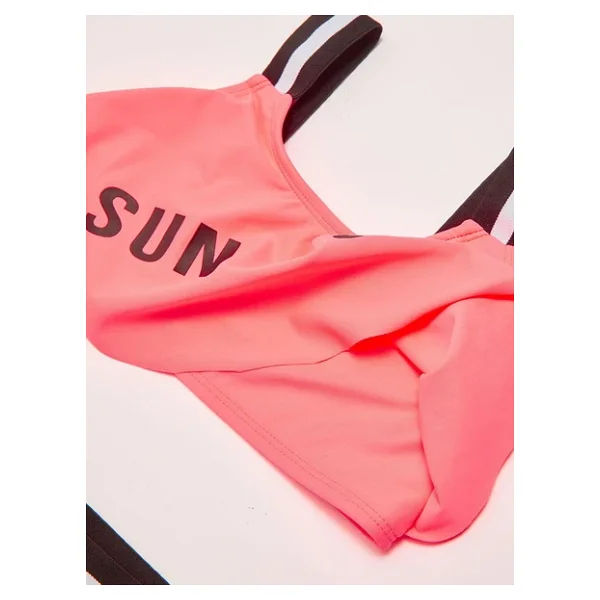Mercan Volanlı Kız Çocuk Bikini Takım DB200790BT - Görsel 3