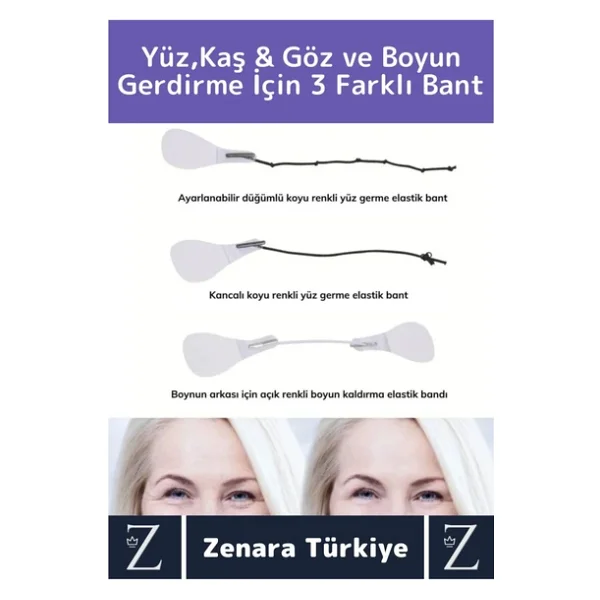 Günlük Kullanım Suya Dayanıklı İpli Yüz Kaş Göz Vücut Gıdı Gerdirme Bantı 3'lü Özel Set 30 Adet - Görsel 4