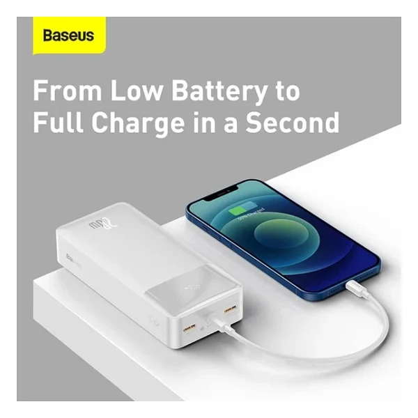 Baseus Bipow 20 W 30000 mAh Hızlı Şarj Powerbank - Görsel 2