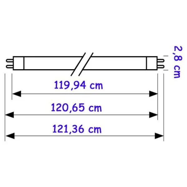 Philips 36W Floresan Ampul 12000K 120 Cm - Görsel 2