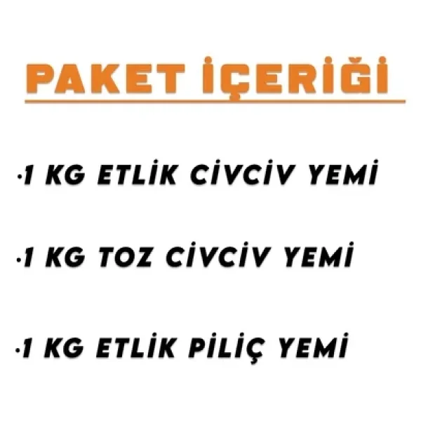 İpek Değirmen 3 KG Tavuk Civciv Yem Paketi Etlik Toz Civciv Yemi - Görsel 2