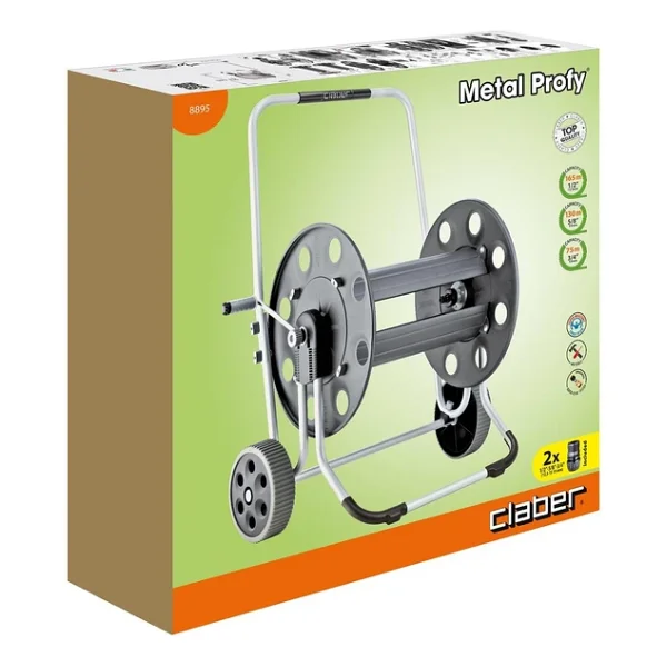 Claber 8895 Profy Metal Hortum Makarası - Görsel 5