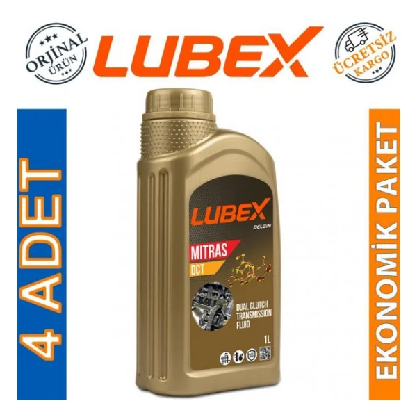 Lubex Mitras DCT 1 Lt Çift Kavramalı DCT Şanzıman Yağı (4 Adet) - Görsel 4