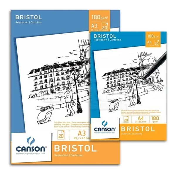Canson Bristol Pad Bristol Çizim Defteri 180G 20 Yaprak - Görsel 8