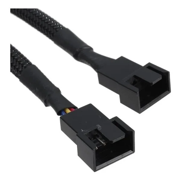 Fan Çoklayıcı 2 Port Y Pwm 4 Pin Splitter Çoklayıcı Switch Kablosu 5025 - Görsel 4