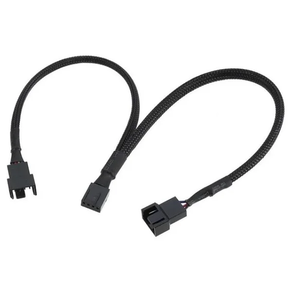 Fan Çoklayıcı 2 Port Y Pwm 4 Pin Splitter Çoklayıcı Switch Kablosu 5025 - Görsel 2