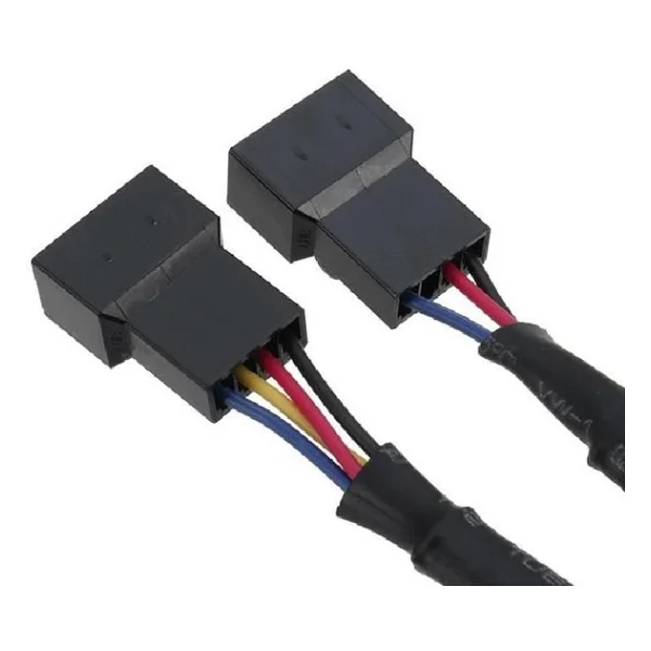Fan Çoklayıcı 2 Port Y Pwm 4 Pin Splitter Çoklayıcı Switch Kablosu 5025 - Görsel 3