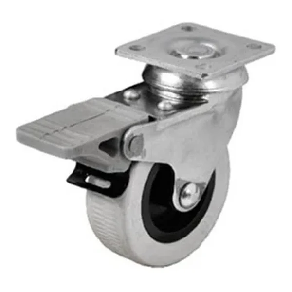 Hts 254- Döner Tablalı Frenli Mobilya Tekeri Çap : 52 Mm 4 Ad. - Görsel 3