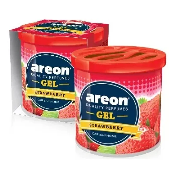 Areon Gel Can Strawberry Bardaklık Araba Kokusu - Görsel 3