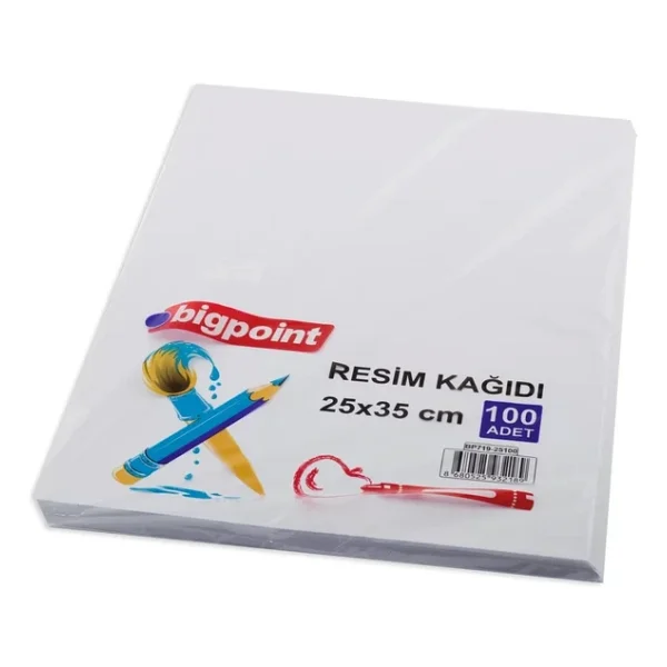 Bigpoint Resim Kağıdı 25x35cm 100'lü Paket - Görsel 4