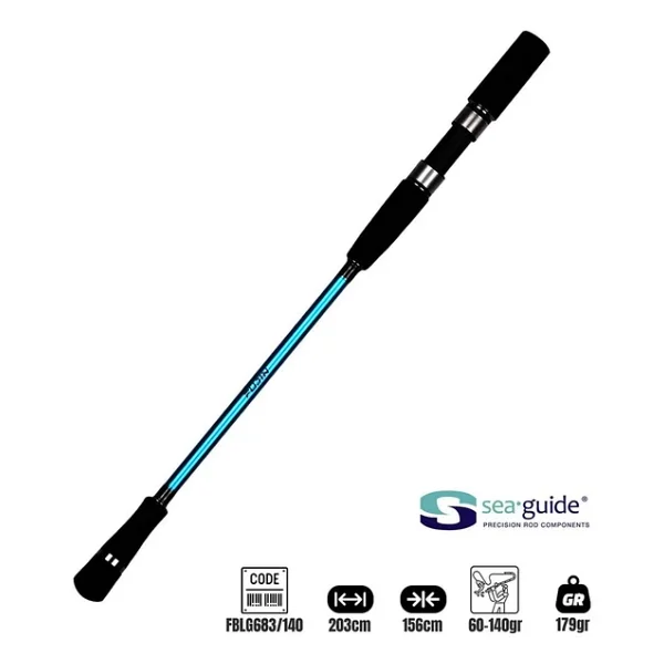 Fujin Bluegame Jigging 203Cm 60-140Gr Jig Olta Kamışı - Görsel 8