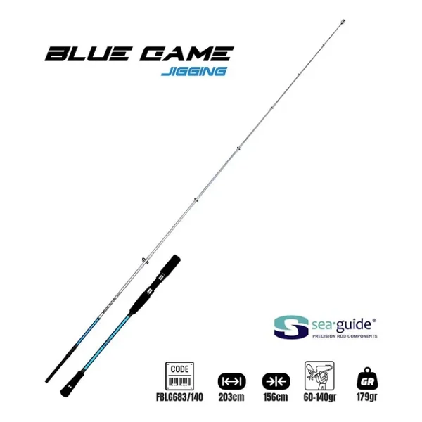 Fujin Bluegame Jigging 203Cm 60-140Gr Jig Olta Kamışı - Görsel 6