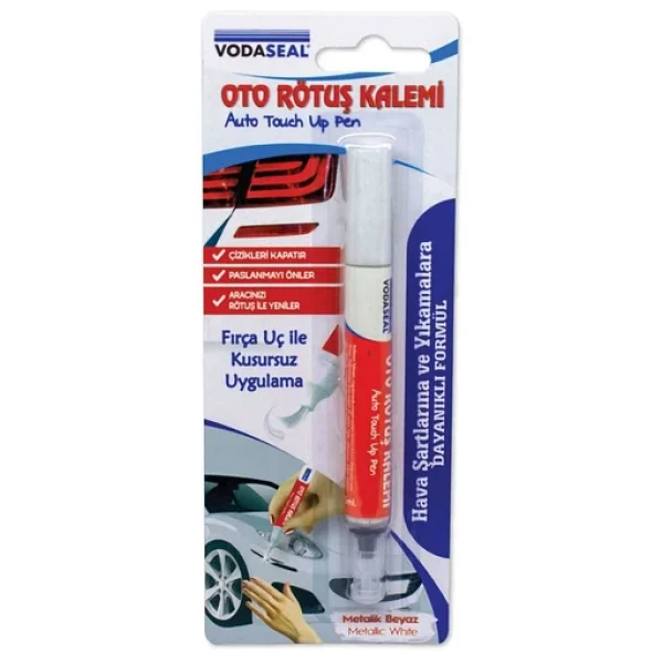 Vodaseal Oto Rötuş Kalemi 5 ml -Beyaz Metalik - Görsel 3