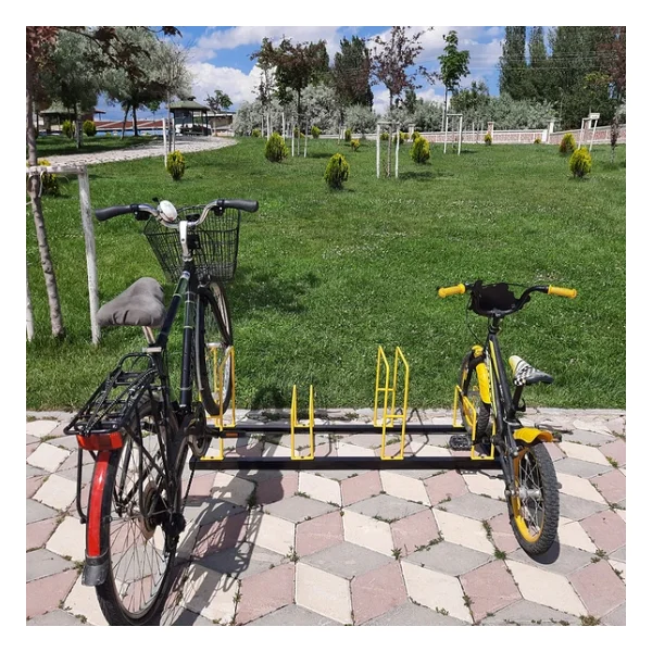 Bisiklet Park Yeri 4 Lü Bisiklet Park Demiri Dörtlü Bisiklet Koyma Yeri (Dörtlü) - Görsel 5