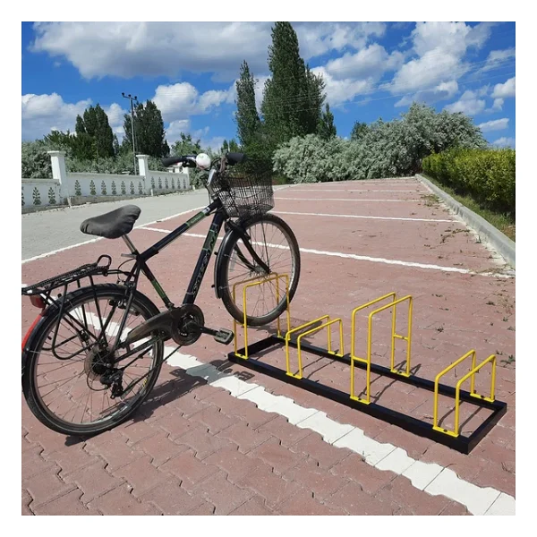 Bisiklet Park Yeri 4 Lü Bisiklet Park Demiri Dörtlü Bisiklet Koyma Yeri (Dörtlü) - Görsel 4