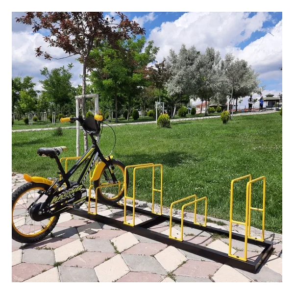 Bisiklet Park Yeri 5 Li Bisiklet Park Demiri Beşli Bisiklet Koyma Yeri (Beşli) - Görsel 8